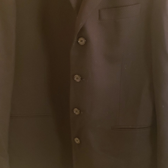 Givenchy Black Blazer 41R Wolsted Wool - Picture 3 of 7